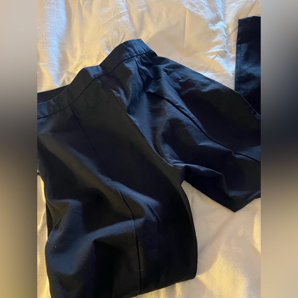 Everlane Side Zip Black Pants